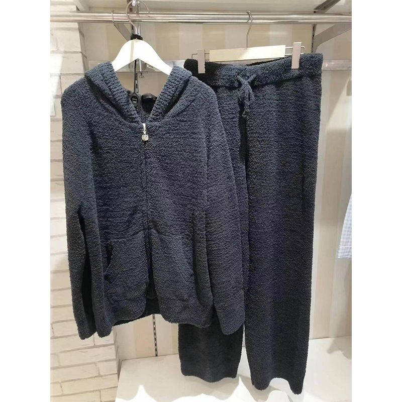 可爱米菲兔半边绒睡衣女冬季加绒
