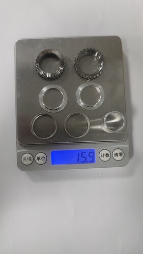 花鼓钛合金36T54T60T行星结构棘轮DT升级修补替换件耐磨度高齿轮
