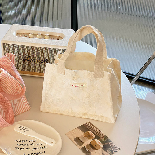 韩式饭盒袋学生便当包百搭手拎袋