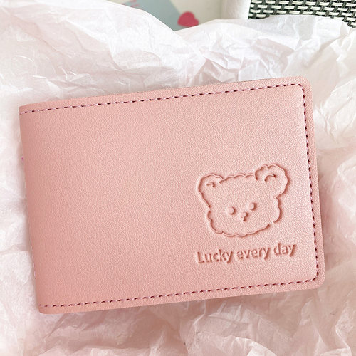 biubiu小咪原创粉色驾驶证保护套