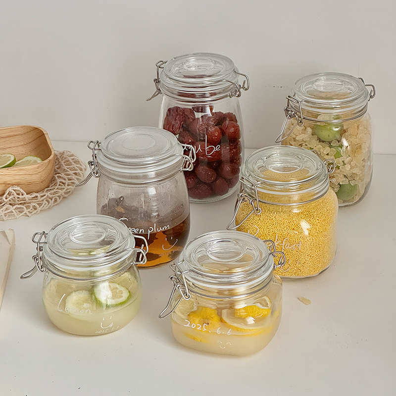 食品级玻璃密封罐泡酒五谷杂粮罐