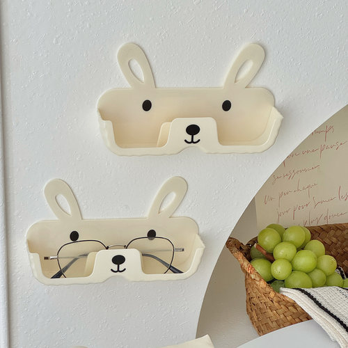 眼镜收纳盒壁挂式免打孔眼镜架