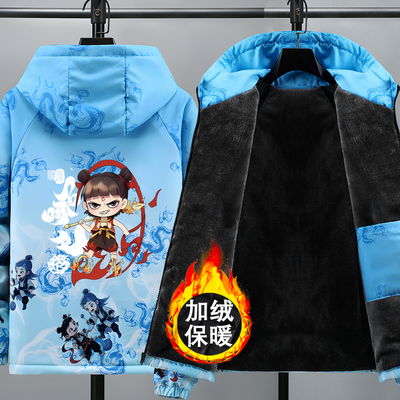 2025新款今年流行爆款外套男孩青少年初中生男生学生厚棉衣冲锋衣