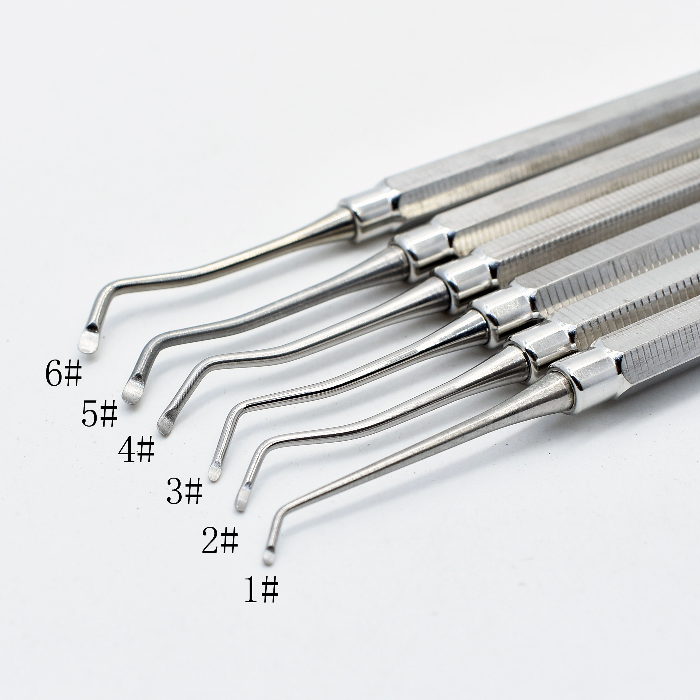 包邮牙科材料伟荣不锈钢剔挖器双头小挖勺挖匙耐高温三证齐全刮勺