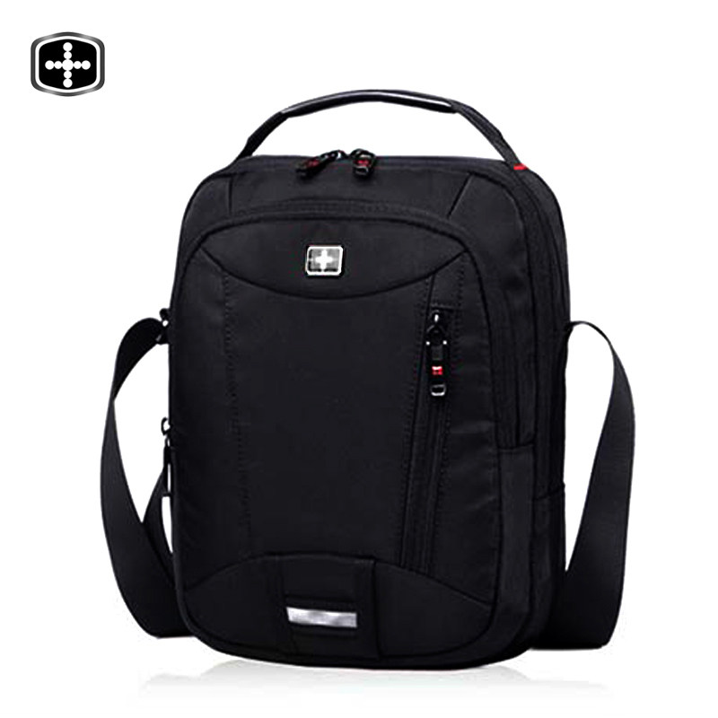 瑞士军刀单肩包男帆布小背包男式斜挎包男包帆布男士包包肩包挎包