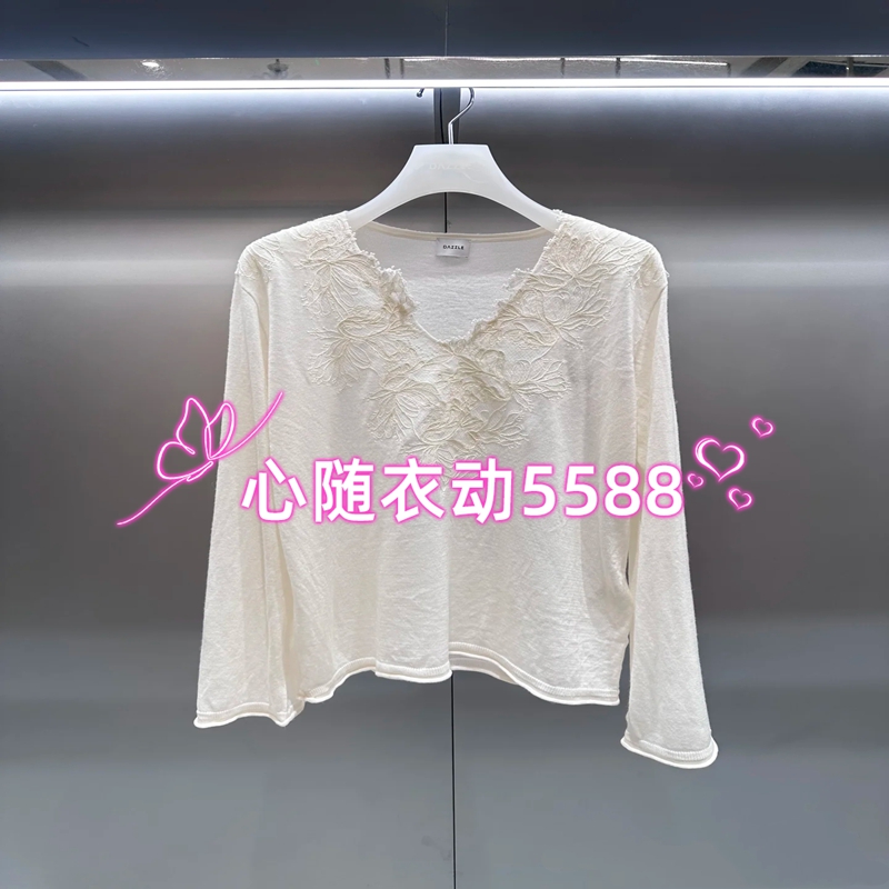 DAZZLE 2J3E450心随衣动专柜正品25年秋款针织衫 1899-2-1