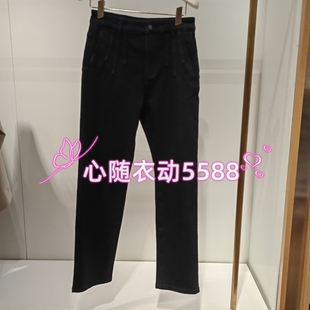 2I1R409 DAZZLE现货当天发专柜正品24春双色显瘦牛仔裤2-2-1199