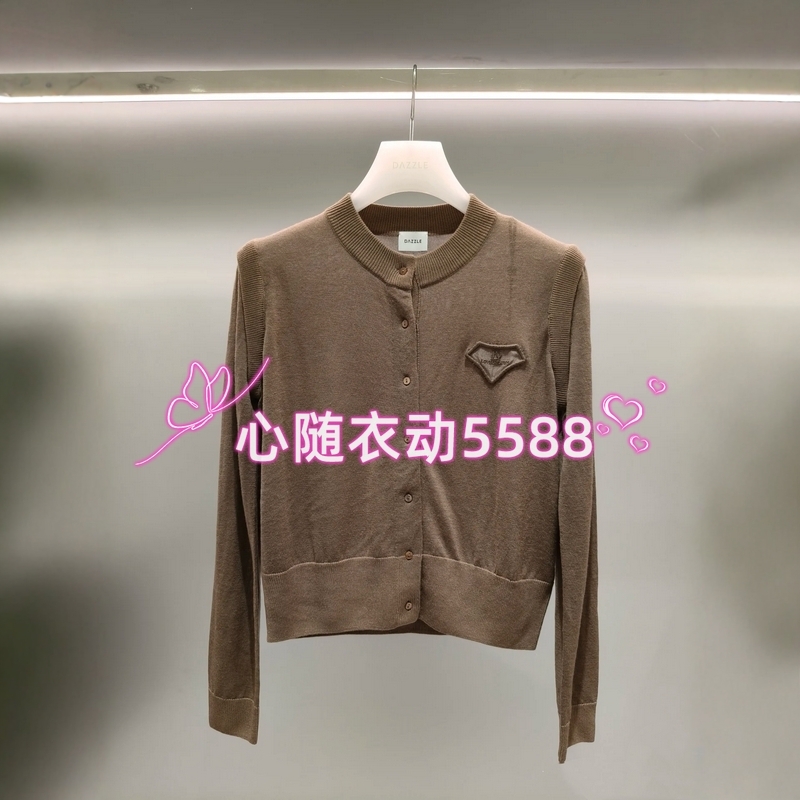 DAZZLE 2J3E503心随衣动专柜正品25年秋款针织衫 1699-2-2