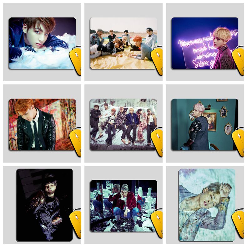 2017新款BTS防弹少年团wings高清写真橡胶鼠标垫江浙沪包邮在类目 电脑硬件/显示器/电脑周边, 电脑周边, 鼠标垫/贴/腕垫中 - 来自Buy2taobao.com提供专业的淘宝代购服务