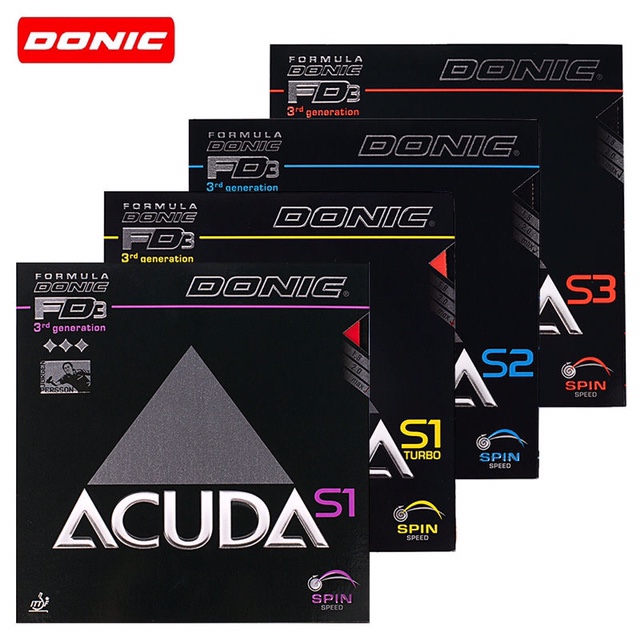 donic多尼克乒乓球胶皮acuda s1加强s2 s3套胶德国反胶12081
