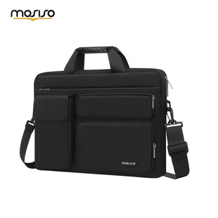 17寸游戏本电脑包枪神8p笔记本男士16寸手提公文包轻薄本单肩背包15.6寸适用苹果华为拯救者14寸斜挎包大容量