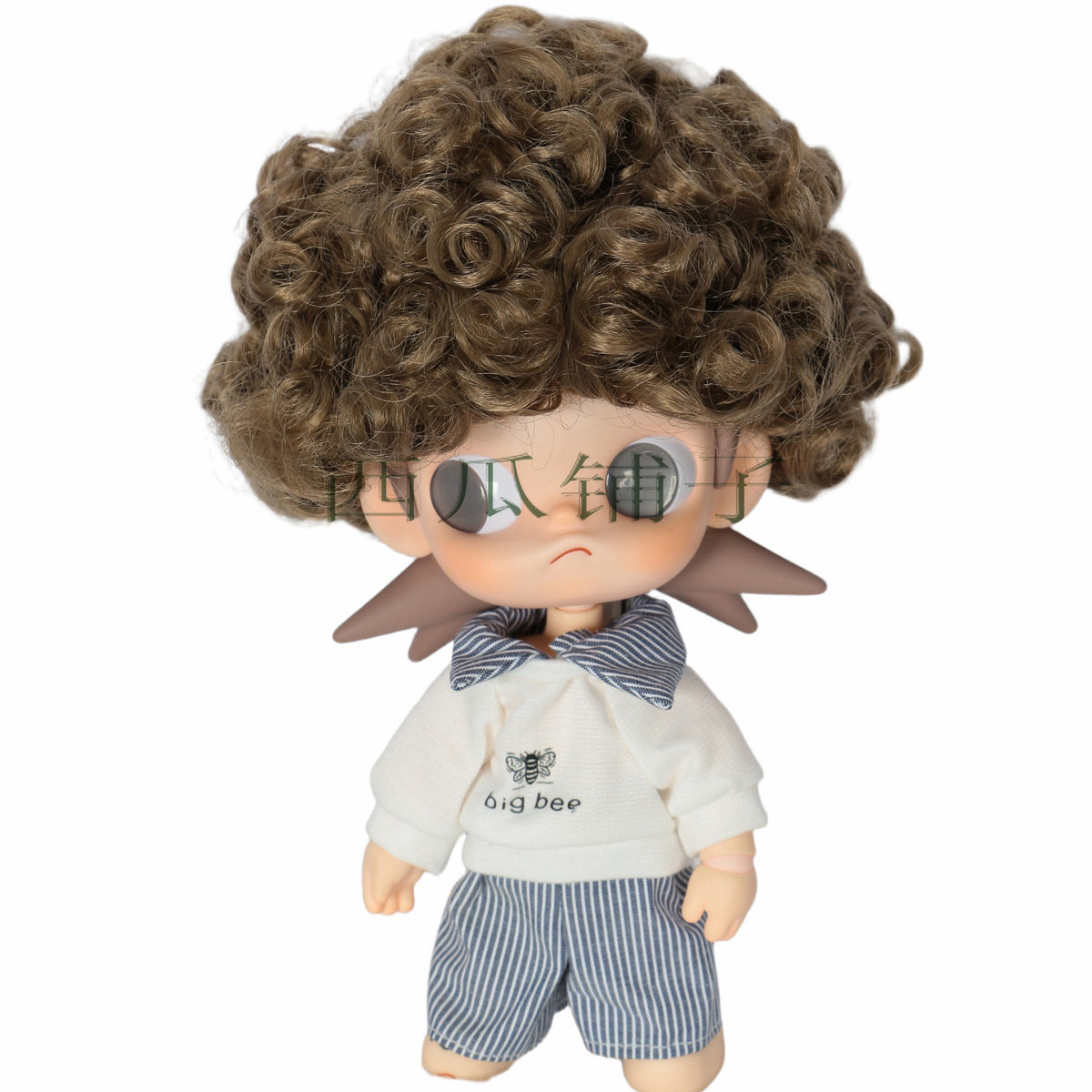 zsiga嘎子姐假发波波卷小布 bjd玩偶假发