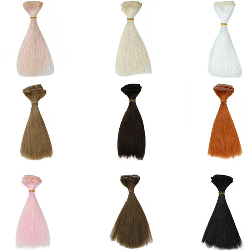 BJD.SD.小布娃娃.棉花娃娃 假发发排超柔丝 多尺寸可选