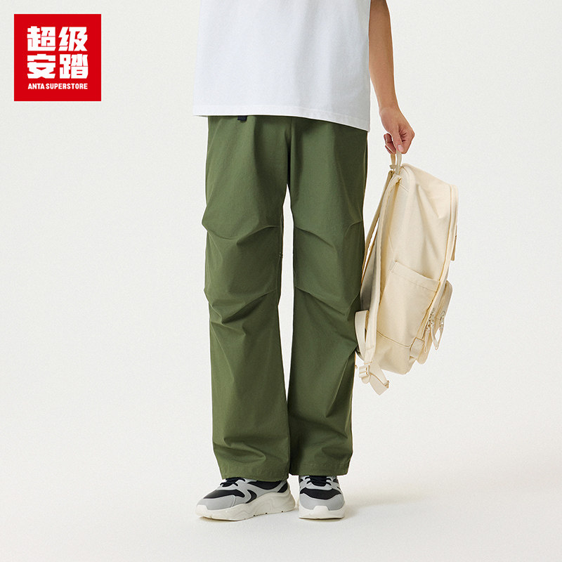 安踏长裤男款春夏新款休闲裤户外运动裤棉质工装裤152528524U