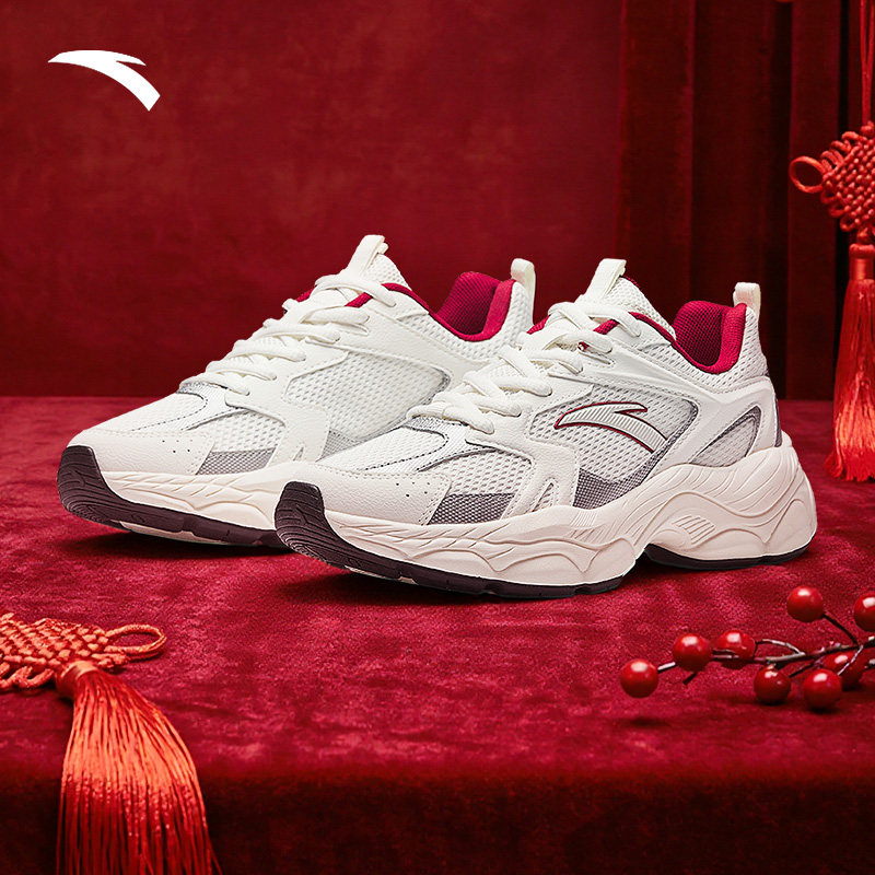 安踏小千禧 丨软底舒适休闲鞋女鞋百搭新年款红色运动鞋122618818,运动鞋new,运动休闲鞋,淘宝优惠券,粉丝福利购,淘宝优惠卷