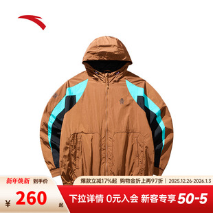 安踏凯里·欧文系列 篮球运动外套男女防泼水宽松上衣172441603N