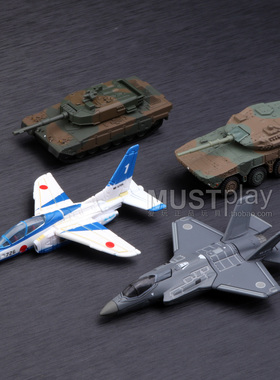 TOMY多美卡黑盒TP03号履带式90坦克16号22号28号飞机合金车模型