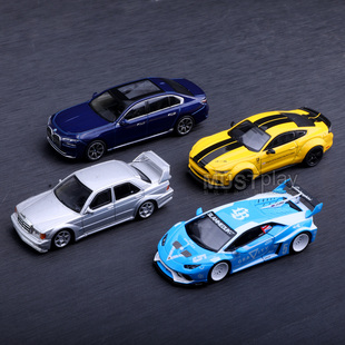 MINIGT 852奔驰1055兰博基尼1077福特野马1111宝马I7收藏合金车模