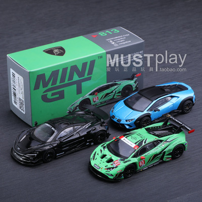 MINIGT 777迈凯伦720S 807兰博基尼飓风813兰博基尼 GT3 1/64车模