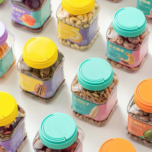 鲜记混合坚果仁多巴胺罐装腰果核桃碧根果开心果巴旦木果干零食