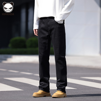 你好熊猫秋季新品牛仔裤美式高街