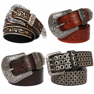 170cm真皮男女士腰带头层牛皮加长铆钉超长肥胖皮带 150 130 140