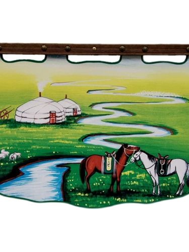 Монгольский нарисован в стиль пера