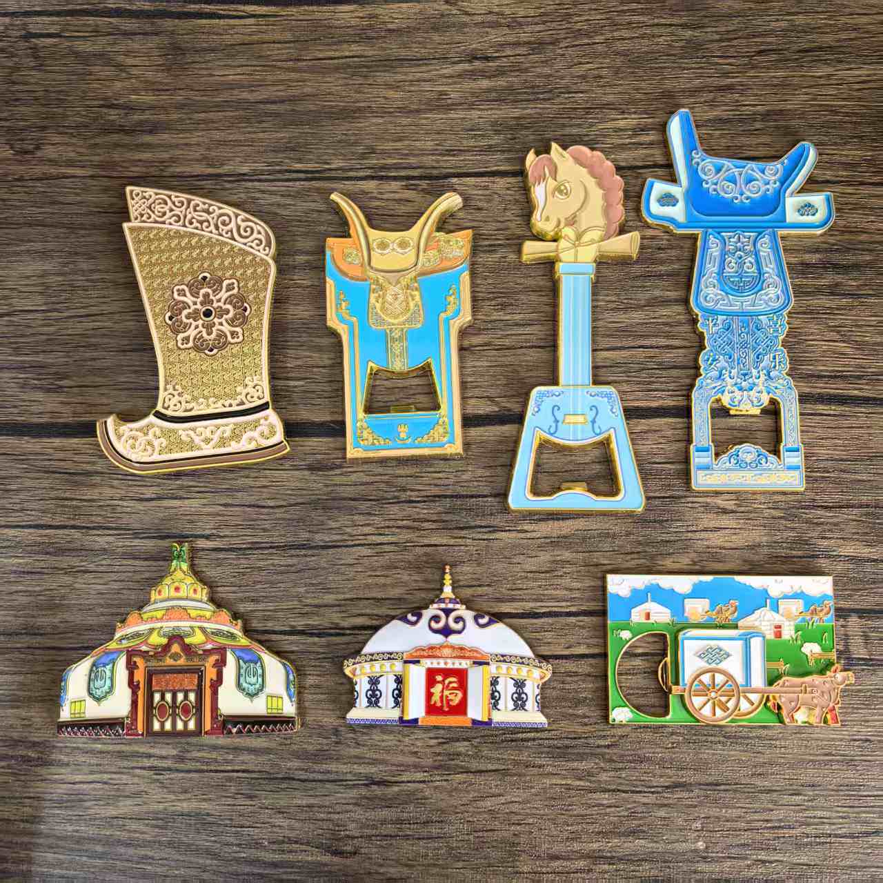 蒙古元素开瓶器马头琴酒起子磁吸冰箱贴起酒器合金文创特色礼品,节庆用品/礼品,文化创意冰箱贴,淘宝优惠券,粉丝福利购,淘宝优惠卷