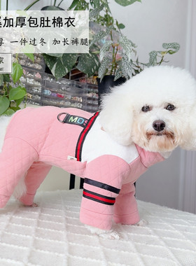 潮查利家泰迪比熊四脚衣服