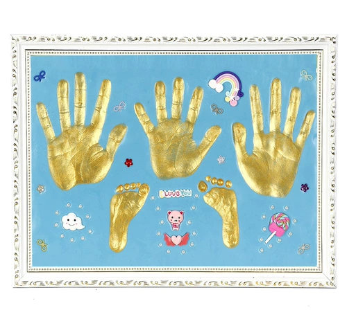 Детская чернильная подушечка, сувенир, отпечатки рук и ног для взрослых для влюбленных, семейный стиль, подарок на день рождения