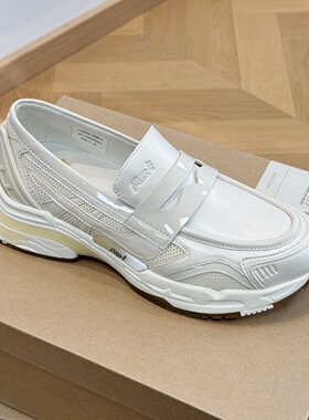 ASH艾熙女鞋秋冬厚底增高乐福鞋一脚蹬单鞋套脚老爹鞋AP140B40003