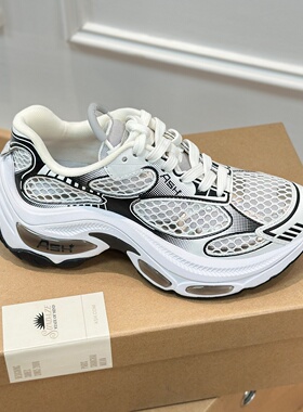 ASH女鞋撞色透气增高休闲鞋运动鞋气垫厚底复古老爹鞋AP140B40001