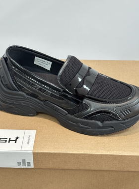 ASH女鞋厚底增高网孔透气轻便一脚蹬休闲老爹鞋乐福鞋AP140B40049