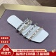 链条外穿时尚 LUNA露娜露趾夏季 配裙高颜值拖鞋 一字凉拖女SL120170