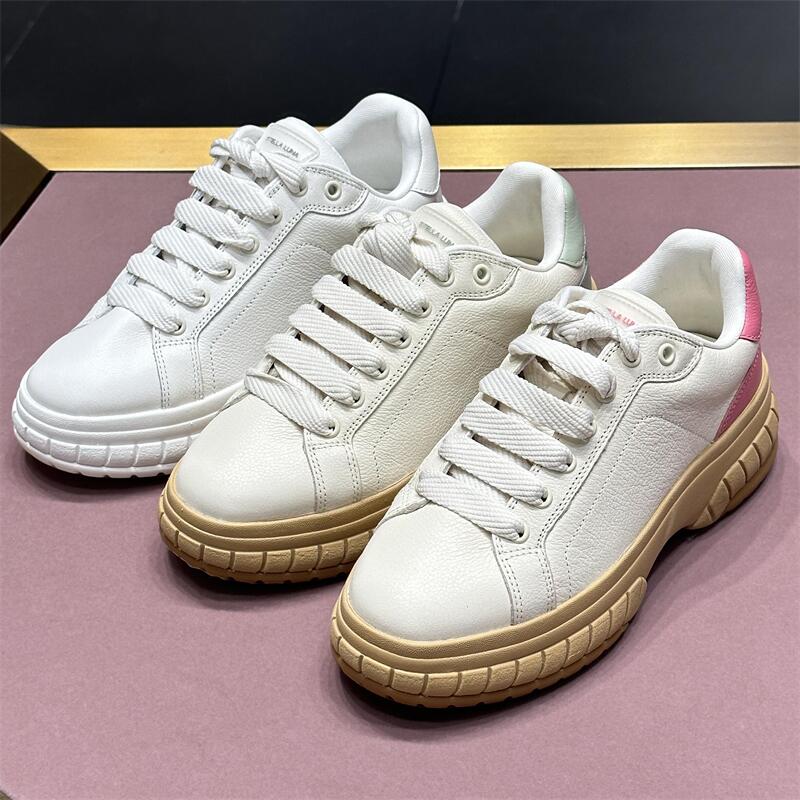 STELLALUNA厚底小白鞋休闲运动鞋