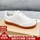 ASH女鞋 AO140K40001 松弛感德训鞋 低帮系带板鞋 舒适复古做旧小白鞋