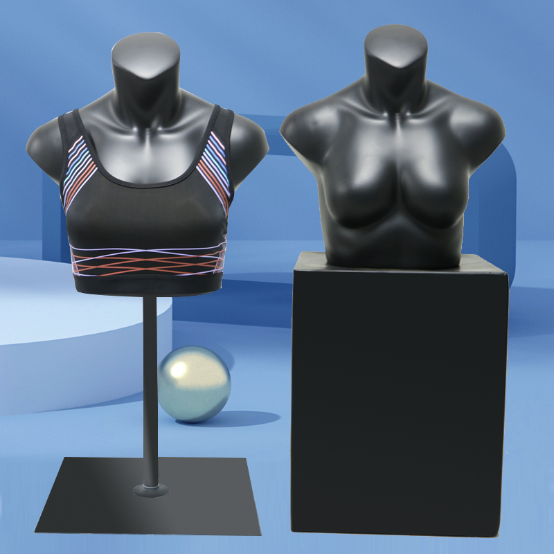 模特道具女拍摄橱窗陈列展示泳装胸罩文胸半身模型假模特道具支架