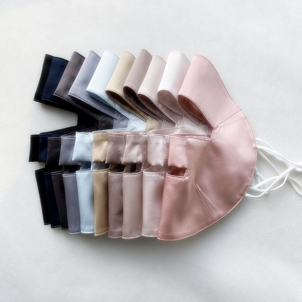 100%桑蚕丝紫外线防护面罩面具