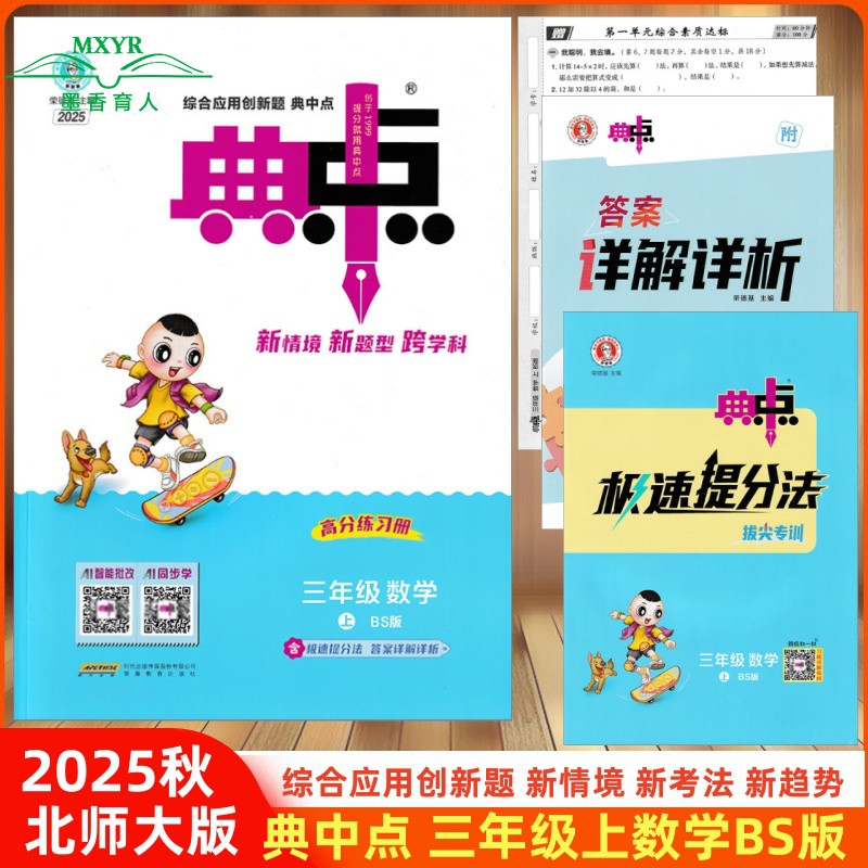 2025新版综合应用典中点三年级