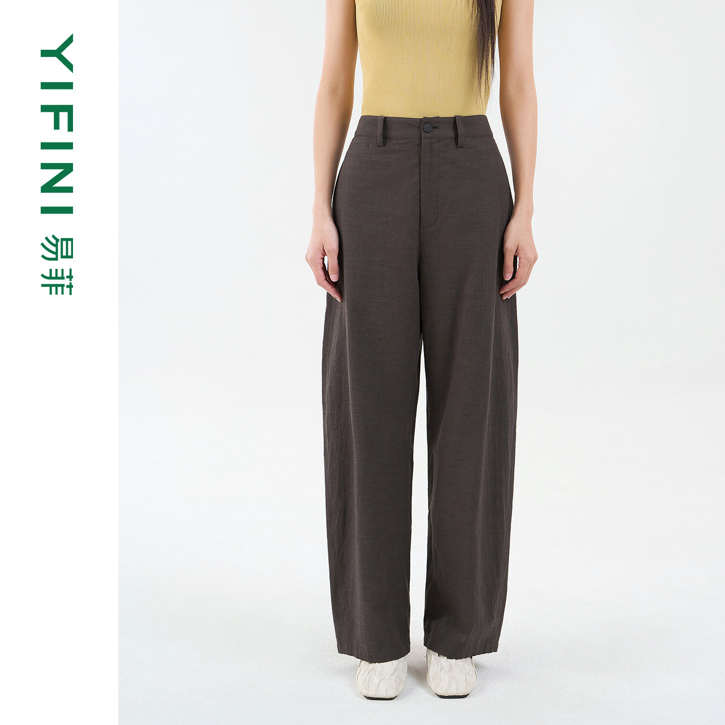 [专柜同款]Yifini/易菲木棉棉麻平纹香蕉裤宽松时尚百搭休闲裤女,女装/女士精品,休闲裤,淘宝优惠券,粉丝福利购,淘宝优惠卷