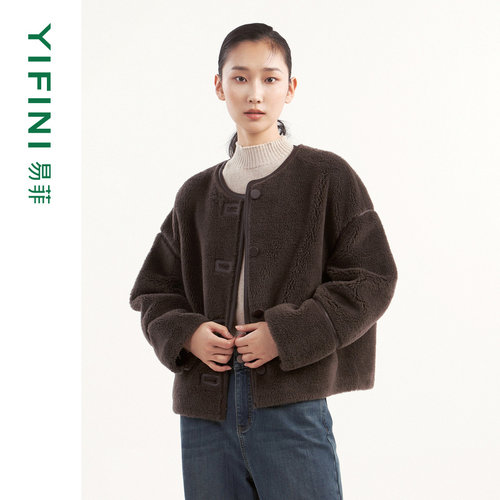 易菲气质简约大气优雅外套