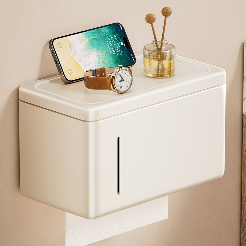 蓝藤卫生间纸巾盒置物架壁挂式