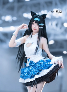 紫媗cos胜利女神 敏特cos服3.5周年庆新皮肤打歌服C服cosplay
