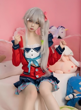 紫媗动漫9nine天色天歌天籁音新海天红外套 Cosplay服饰定制