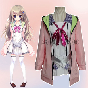 9nine 天色天歌天籁音都九条新海天粉外套演出服Cosplay服饰定制