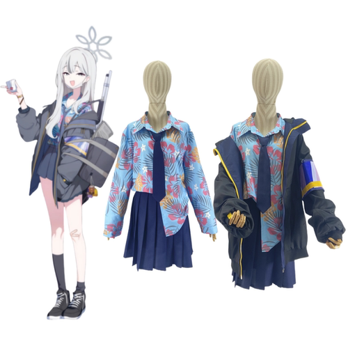Cosplay碧蓝档案心华演出服