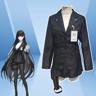 紫媗动漫碧蓝档案调月莉音公式服莉音会长COS演出服Cosplay服饰