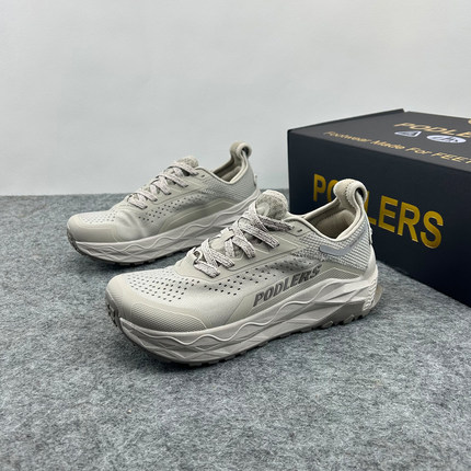 PODLERS外贸大码4E宽头鞋加宽加肥高脚背厚底防滑全地形登山鞋