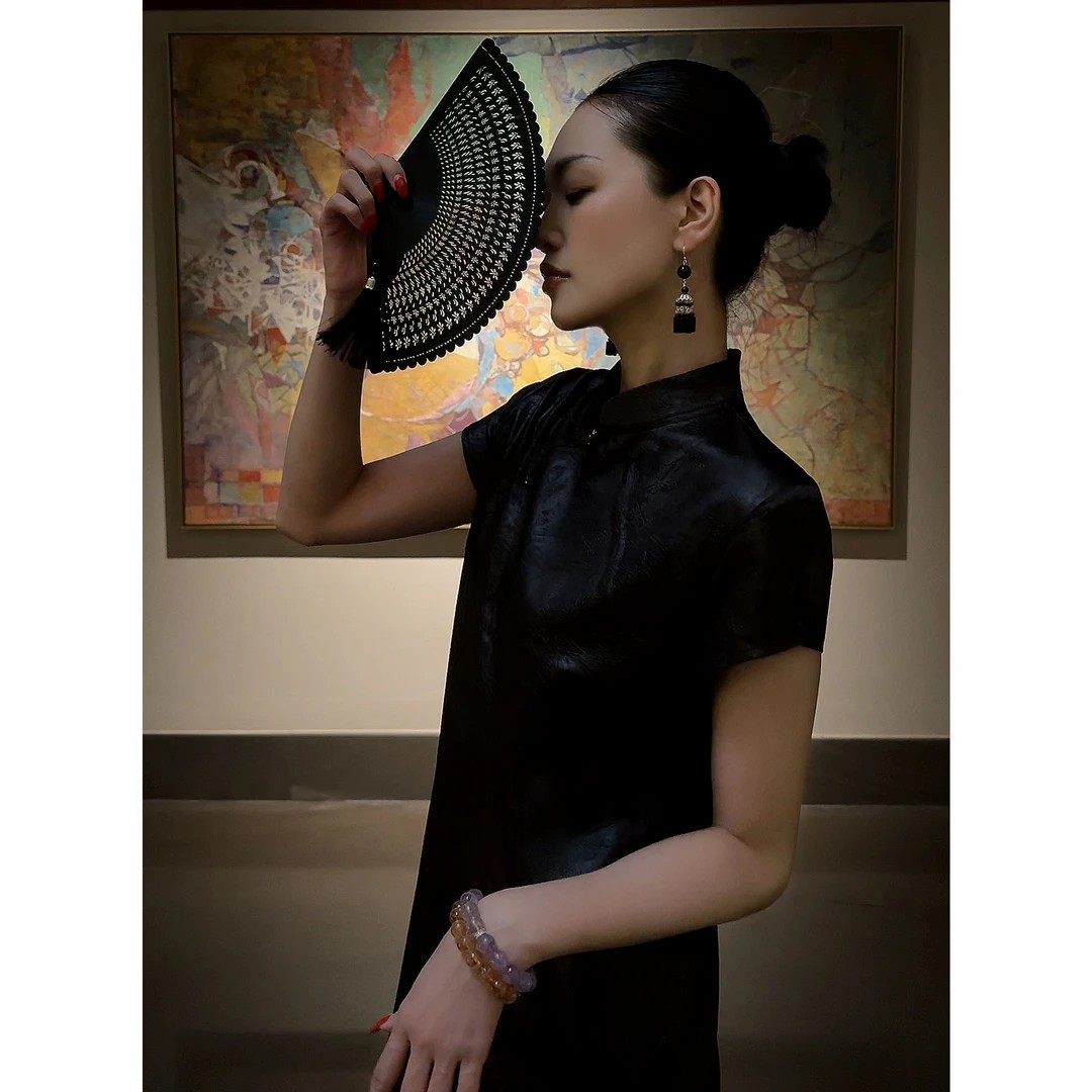 紫紫俏江南香云系列龟裂纹流光缎中式旗袍裙复古新中式洋气连衣裙,女装/女士精品,连衣裙,淘宝优惠券,粉丝福利购,淘宝优惠卷