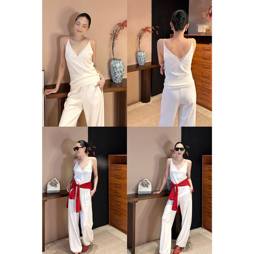 紫紫冰氧吊带吊带背心女